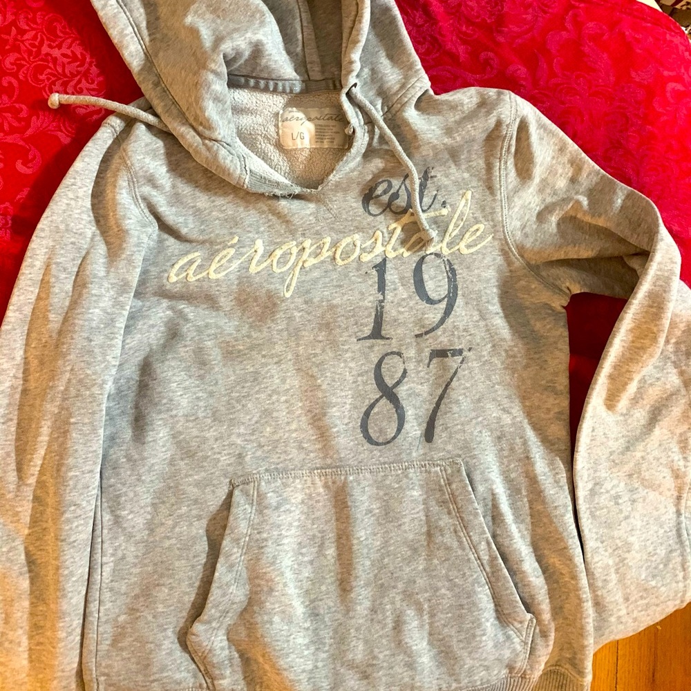 Gray aeropostale hoodie
